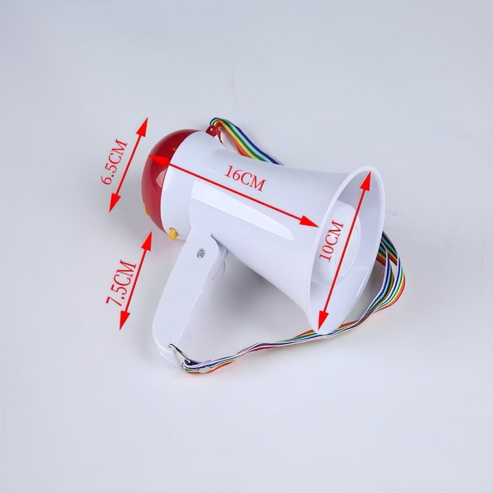 戶外折疊式喊話筒,手持大功率錄音器,多功能無線擴音喇叭叫賣器,迷你錄音大聲公-細節圖6