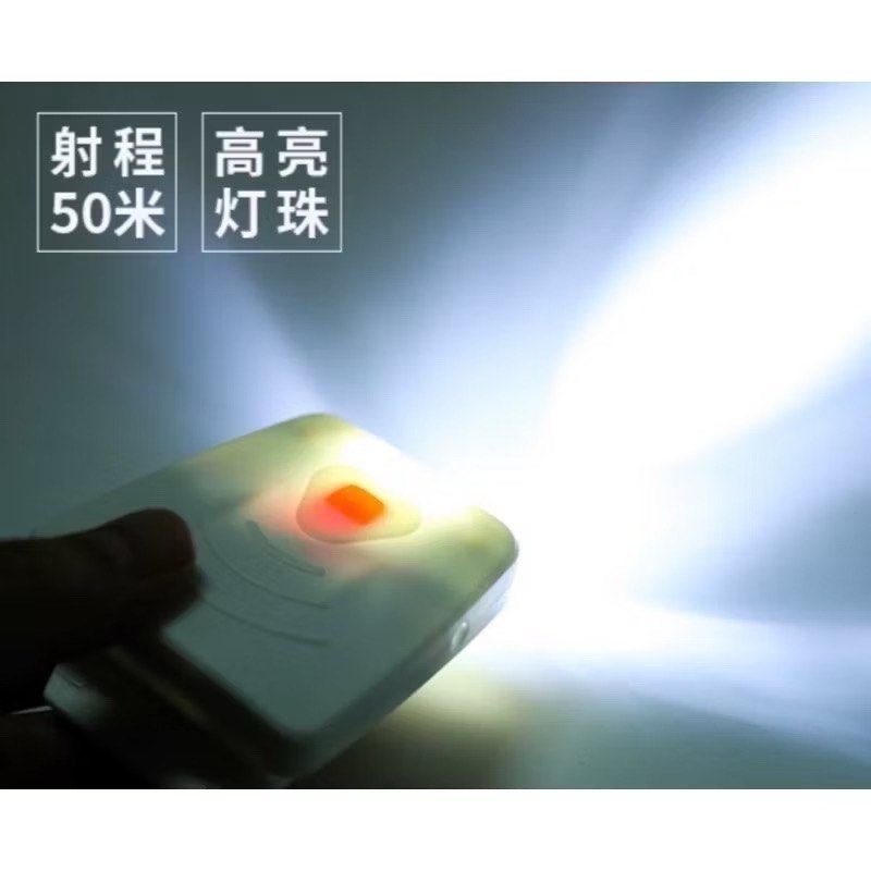 紅外線感應釣魚頭燈,夜釣夾帽燈,可充電LED戶外帽子帽檐燈-細節圖3