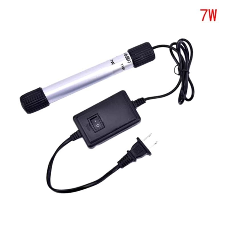 水族箱紫外線消毒燈,7W魚缸除藻殺菌燈,魚池滅菌淨水紫外線燈-細節圖10