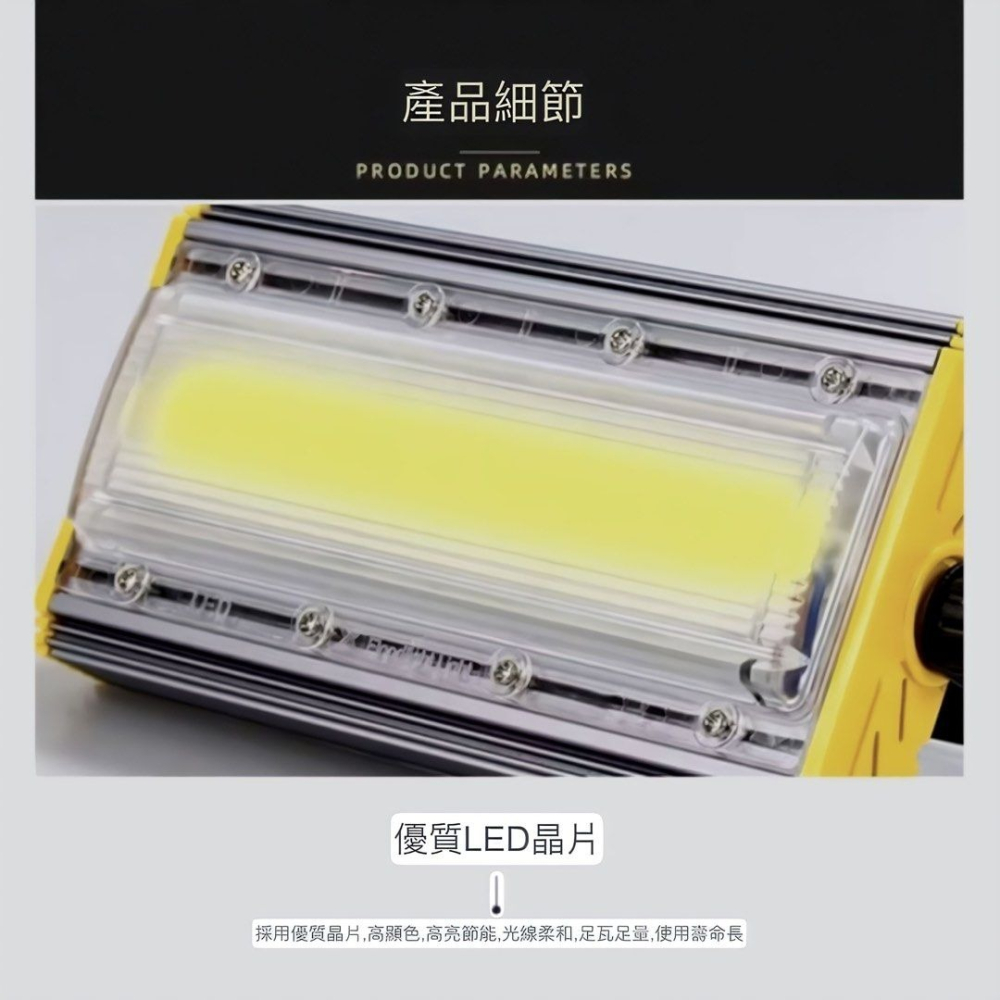 50W戶外防水LED投光燈,漁船海上高亮防爆探照燈,廣告招牌庭院照明燈路燈-細節圖7