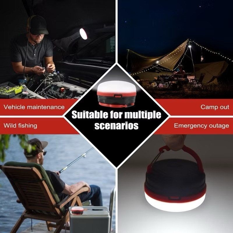 LED防水帳篷掛燈,便攜式野營燈,戶外露營釣魚小夜燈,多功能帳篷燈-細節圖2