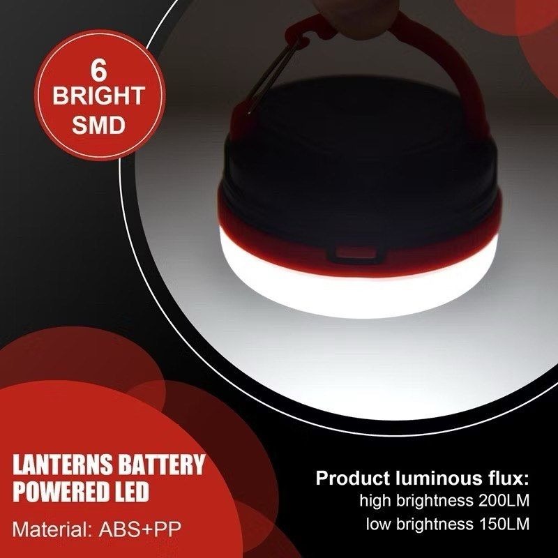 LED防水帳篷掛燈,便攜式野營燈,戶外露營釣魚小夜燈,多功能帳篷燈-細節圖5