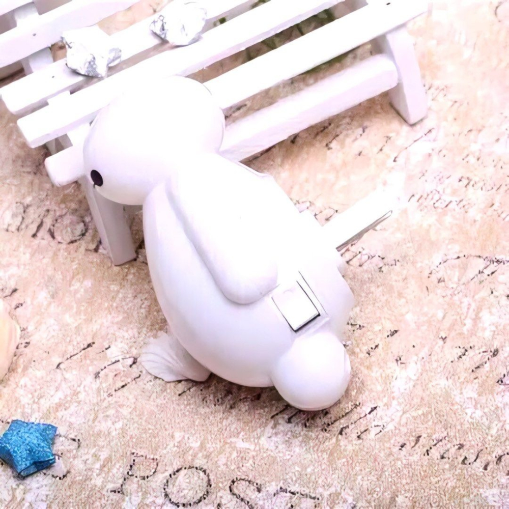 杯麵LED小夜燈,按鈕開關插電式節能夜燈,小白可愛造型燈-細節圖4