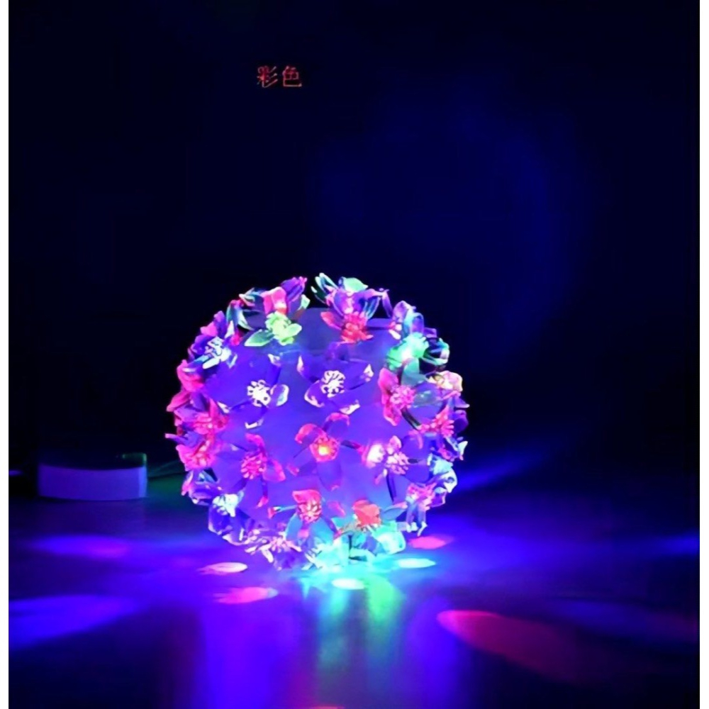 50燈花球造型燈,LED櫻花圓球燈,居家裝飾燈球-細節圖4