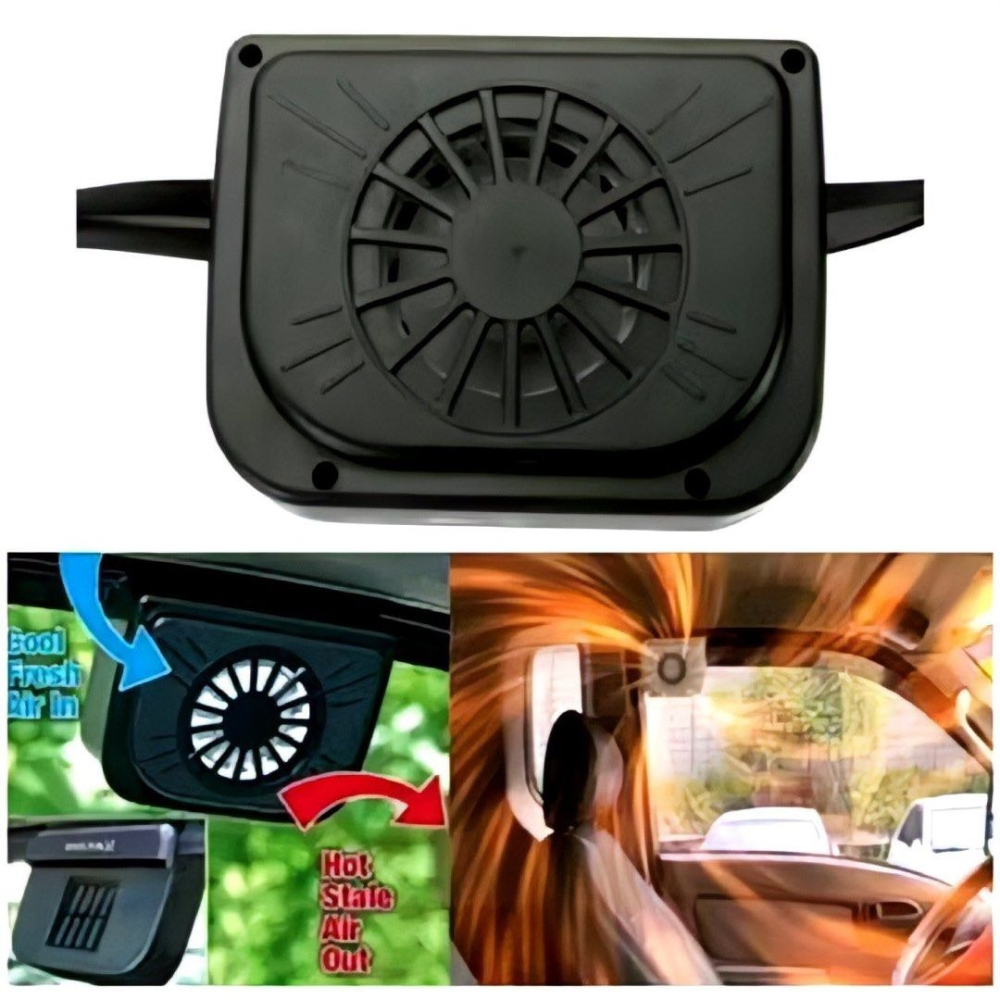 太陽能汽車排熱風扇,自動車用散熱抽風排風扇,迷你汽車冷卻器-細節圖5