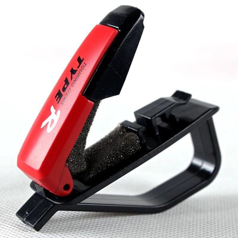 多功能車用眼鏡架,汽車遮陽板眼鏡夾,簡約名片夾-細節圖3