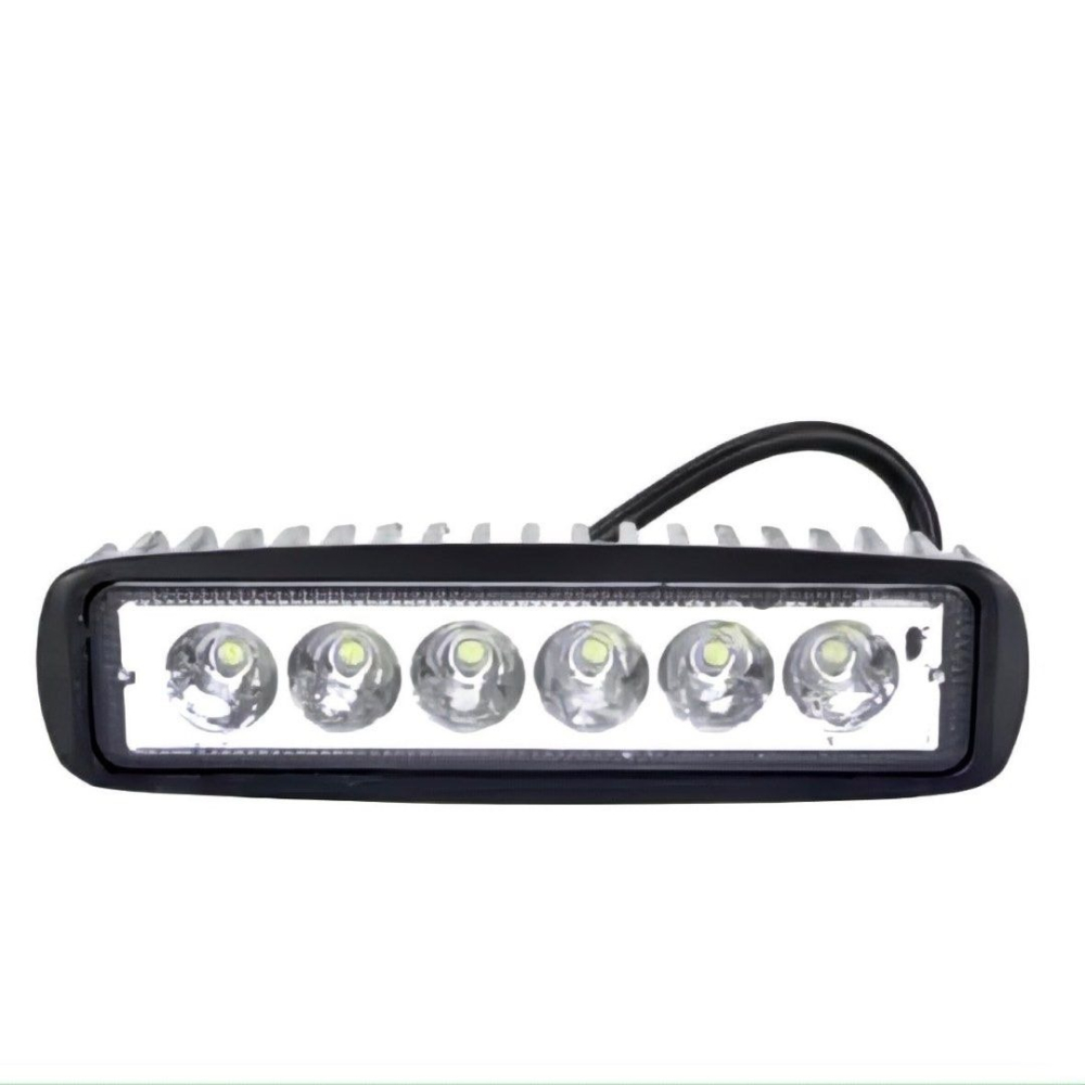 1個18W 6LED改裝萬用燈,汽車改裝燈日行燈,車頂照明燈,大貨車探照燈工作燈-細節圖5