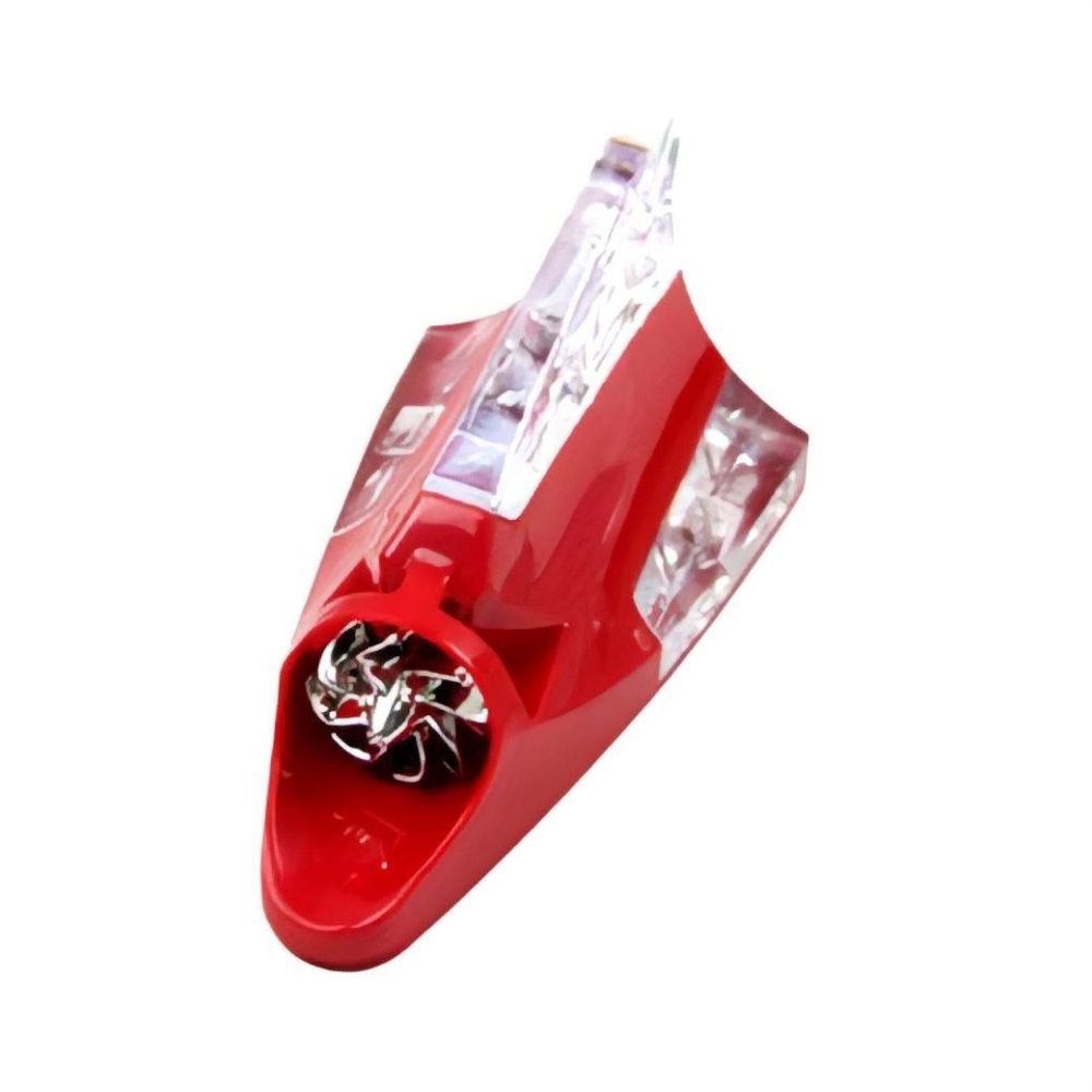 汽車鯊魚鰭風力日行燈,夜間防追尾警示閃爍爆閃燈,車用免電池風力發電裝飾燈-細節圖5