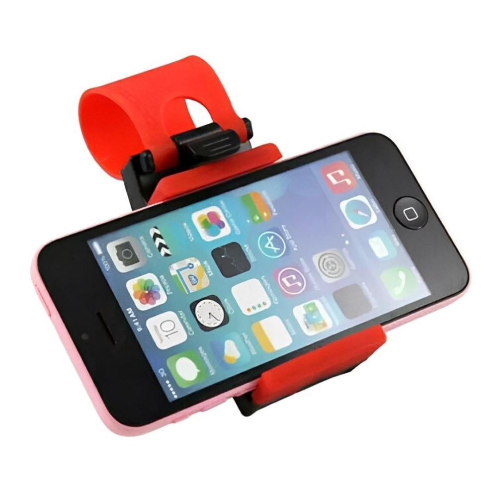 方向盤手機支架,矽膠防滑汽車導航支架,卡扣掛勾手機夾,車用手機架-細節圖4