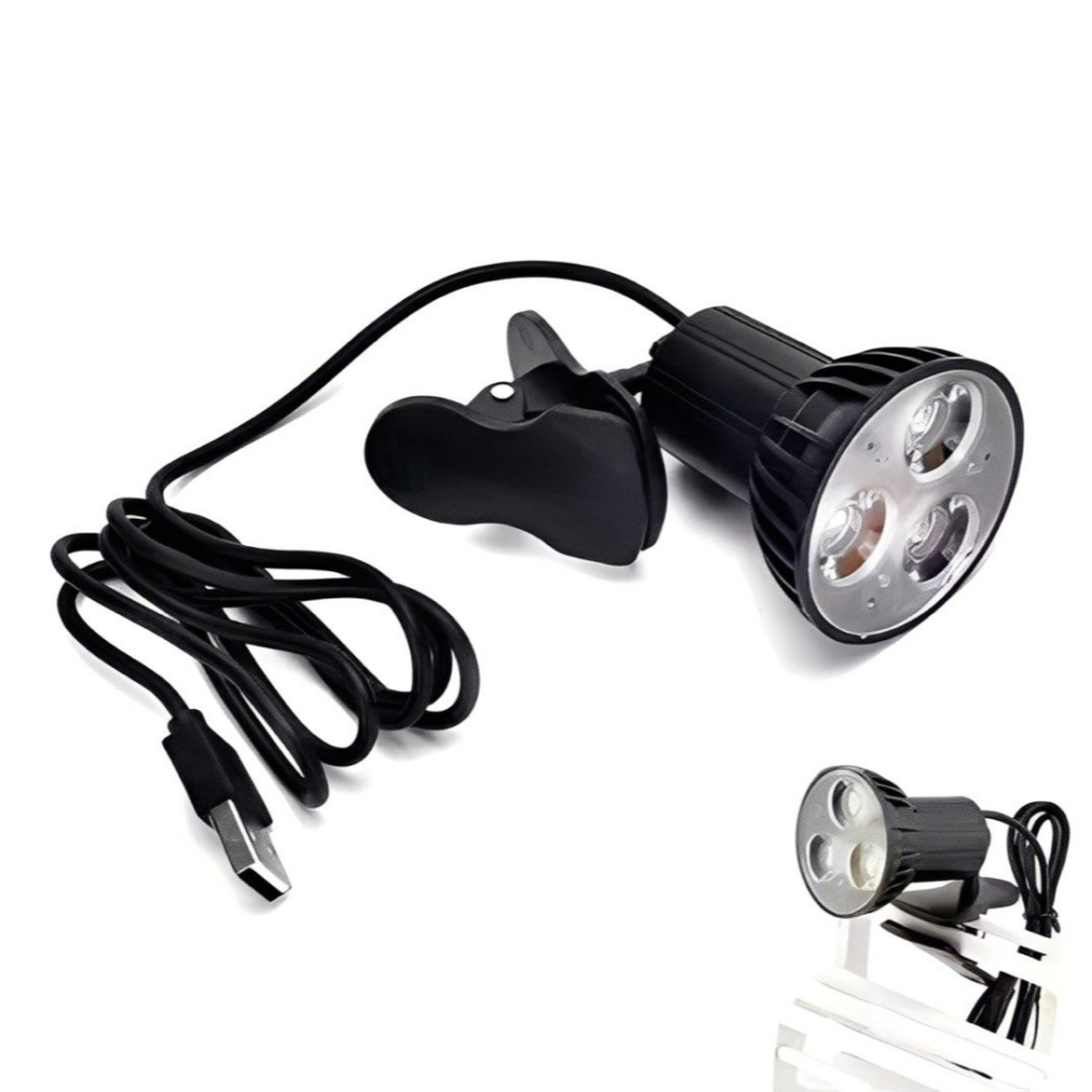 USB 3 LED夾燈,筆電閱讀燈,USB夾子燈,迷你可夾式照明燈-細節圖4