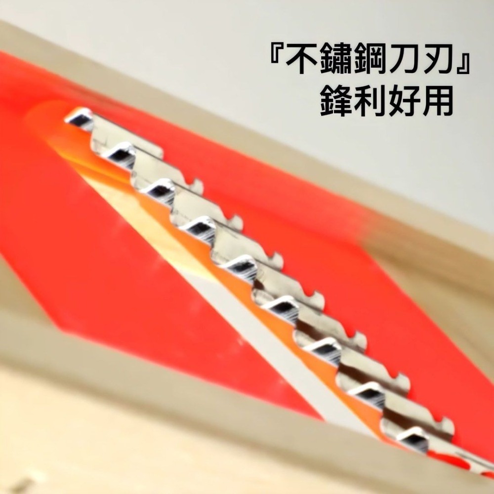 薯格切片器+護手器,馬鈴薯花式波浪刀,薯格格製作器,廚房刨片器,波浪薯片刨刀-細節圖3