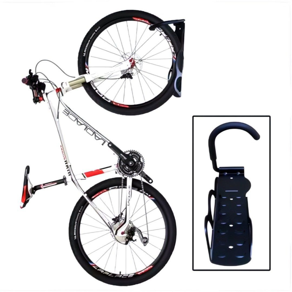 自行車展示架, 牆壁掛鉤單車掛架,壁掛停車架,腳踏車掛車架-細節圖2