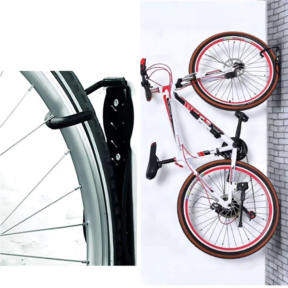 自行車展示架, 牆壁掛鉤單車掛架,壁掛停車架,腳踏車掛車架-細節圖4