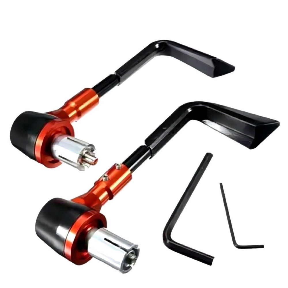 一對摩托車改裝護手弓,機車煞車護弓,鋁合金防撞保護器,把手保護桿,離合器護罩-細節圖4