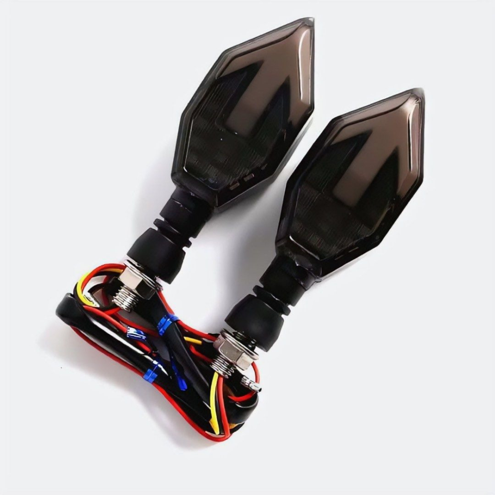 摩托車改裝配件LED轉向燈,超亮燈泡地平線12V日行轉彎燈,雙色燈機車方向燈-細節圖4