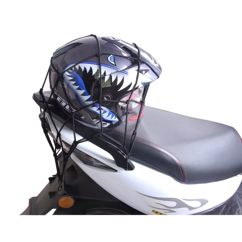 摩托車安全帽網袋,機車尾架網,行李網兜,固定網行李綁帶-細節圖2