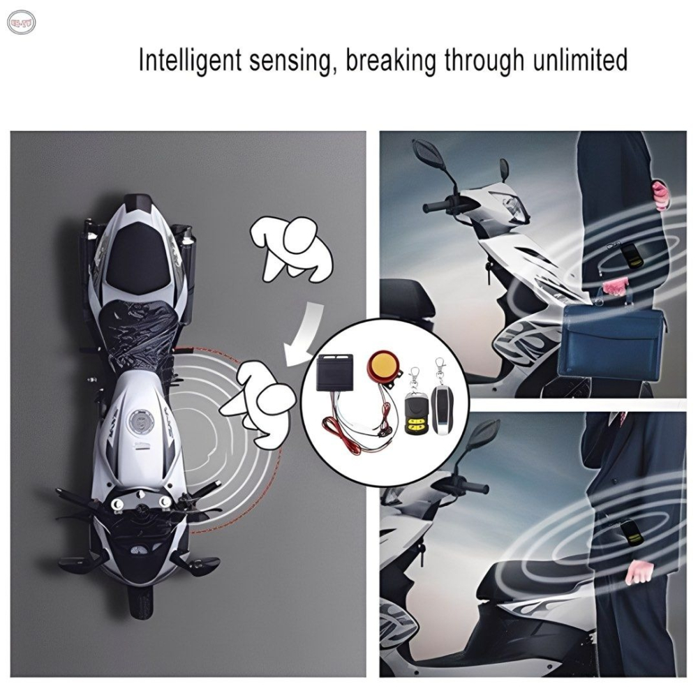 12V摩托車防盜器,機車遙控警報器,汽車安全防盜保護器-細節圖3