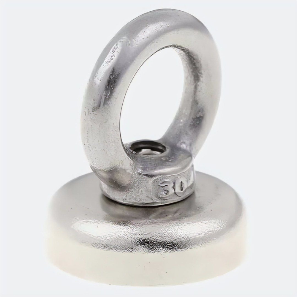 強磁鐵釹磁鐵吊環,釣魚打撈磁鐵,單圓形釹鐵硼防撞強力磁鐵-細節圖2