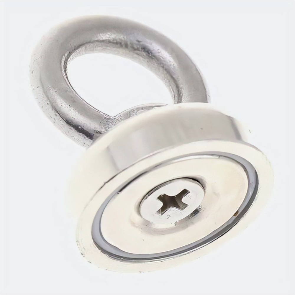 強磁鐵釹磁鐵吊環,釣魚打撈磁鐵,單圓形釹鐵硼防撞強力磁鐵-細節圖3