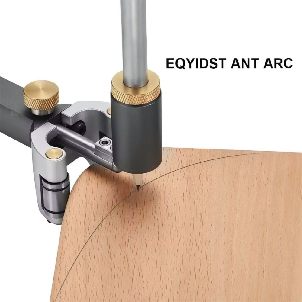 木工劃線器,直弧兩用曲線劃線尺,DIY微調繪圖畫線工具,繪圖輪廓規-細節圖4