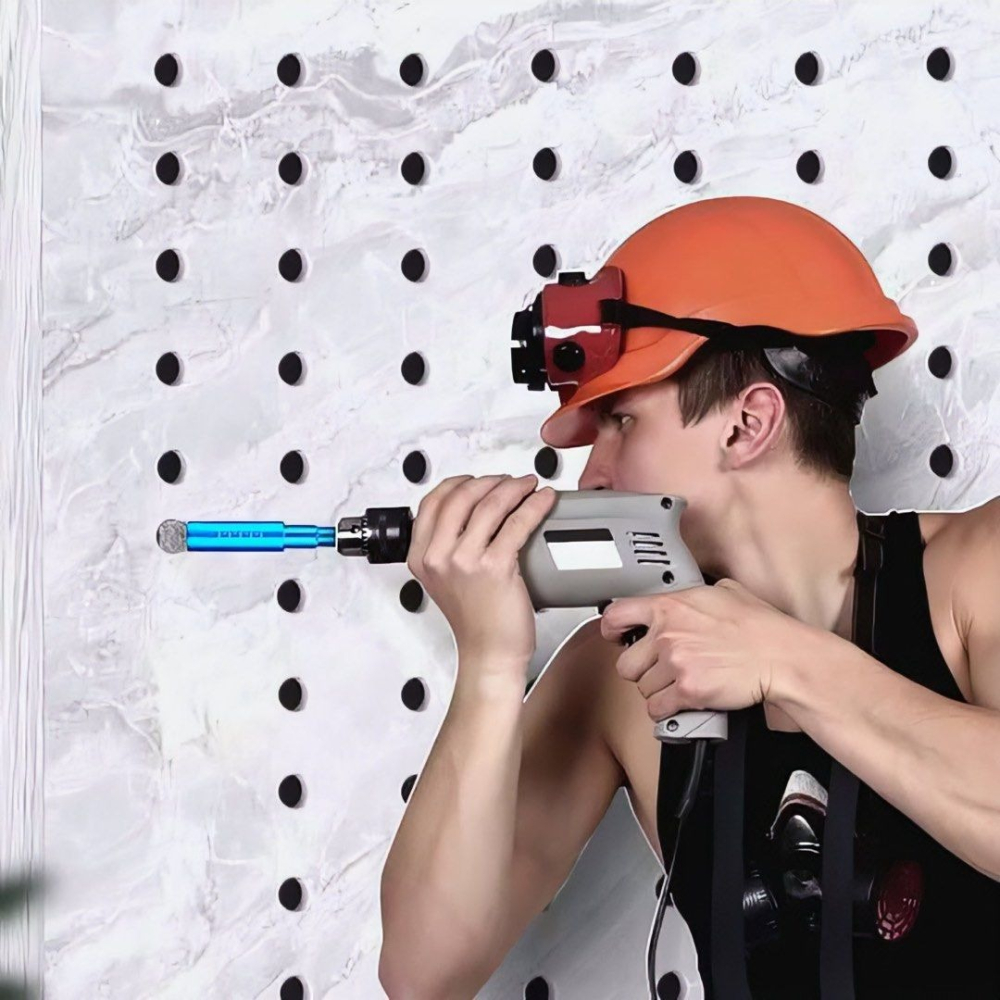 瓷磚鑽頭玻璃開孔器,大理石專用打孔器,家用乾打鑽孔-細節圖2