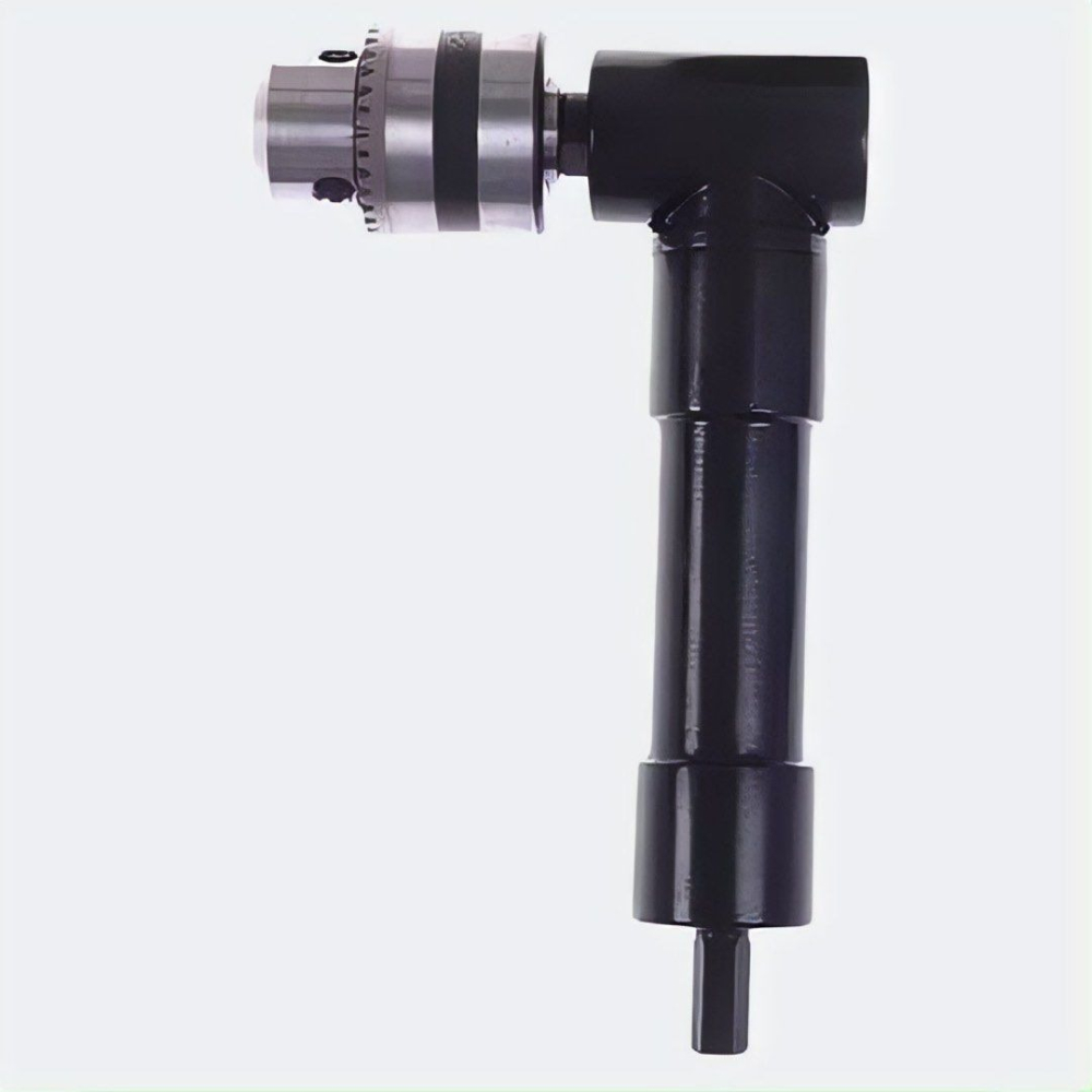 90度直角電鑽拐角器三爪夾頭,專業電鑽轉接頭角度連接器-細節圖2