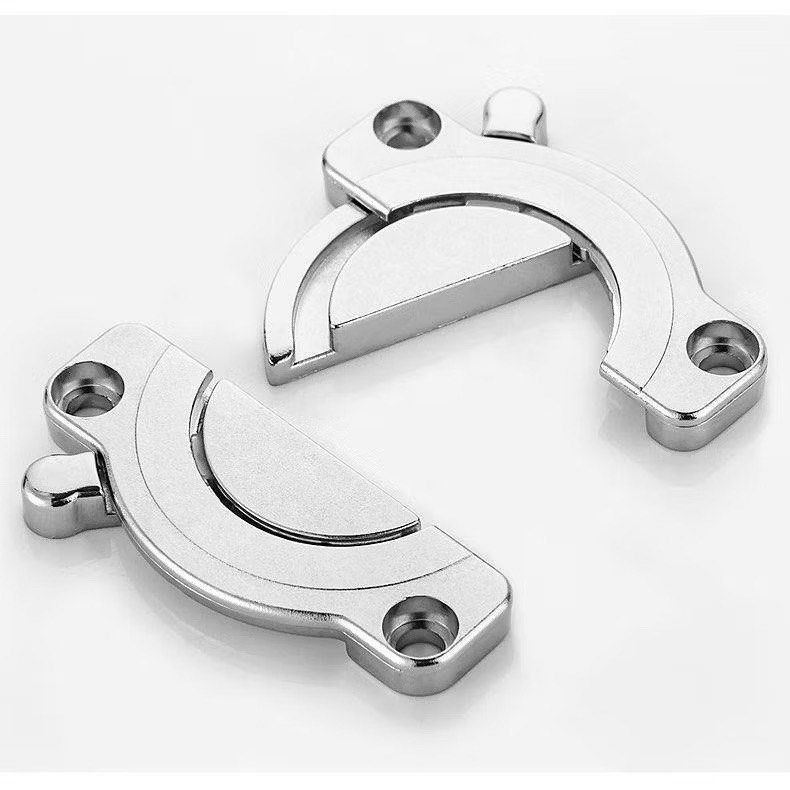 餐桌組合連接器,合金快卸快裝連接器,桌面五金拼接旋轉連接緊固扣-細節圖5