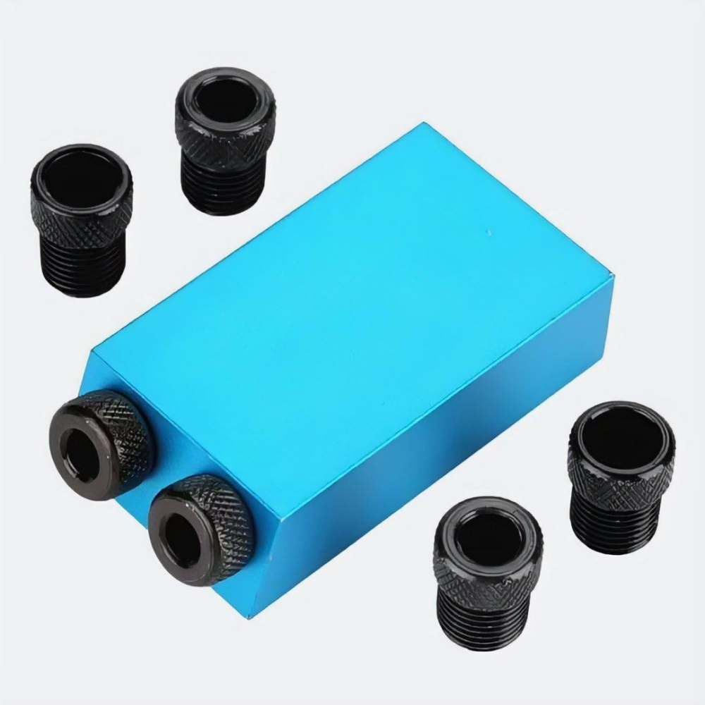 木工斜孔定位器,木工鑽孔調節器,6/8/10mm鑽頭15度打孔器堵,居家裝潢斜眼器開孔器-細節圖6