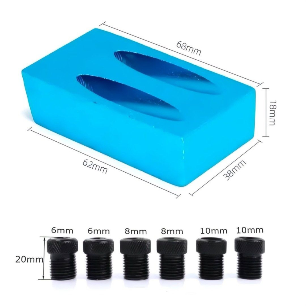 木工斜孔定位器,木工鑽孔調節器,6/8/10mm鑽頭15度打孔器堵,居家裝潢斜眼器開孔器-細節圖8