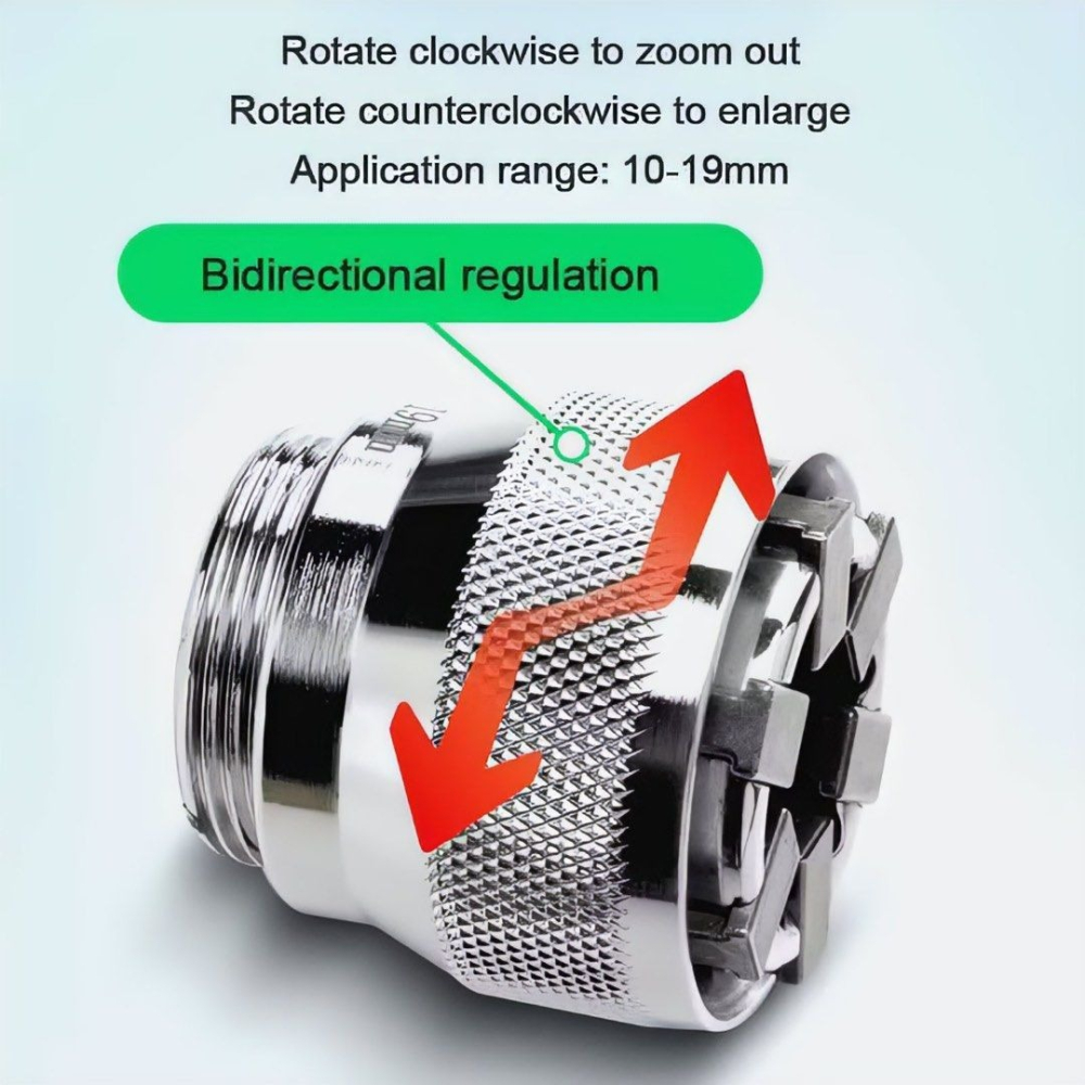 10-19mm可調六角通用套筒,多功能扳手扭矩棘輪套筒,套筒轉換器維修工具-細節圖2