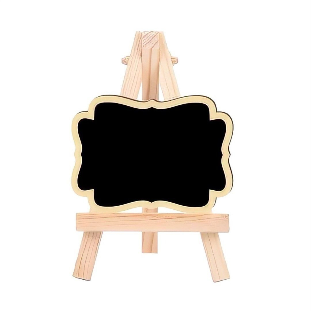 迷你三角支架立式小黑板,原木留言板備忘錄,活動佈置裝飾品,食品標籤裝飾擺件,桌面裝飾工藝品-細節圖7
