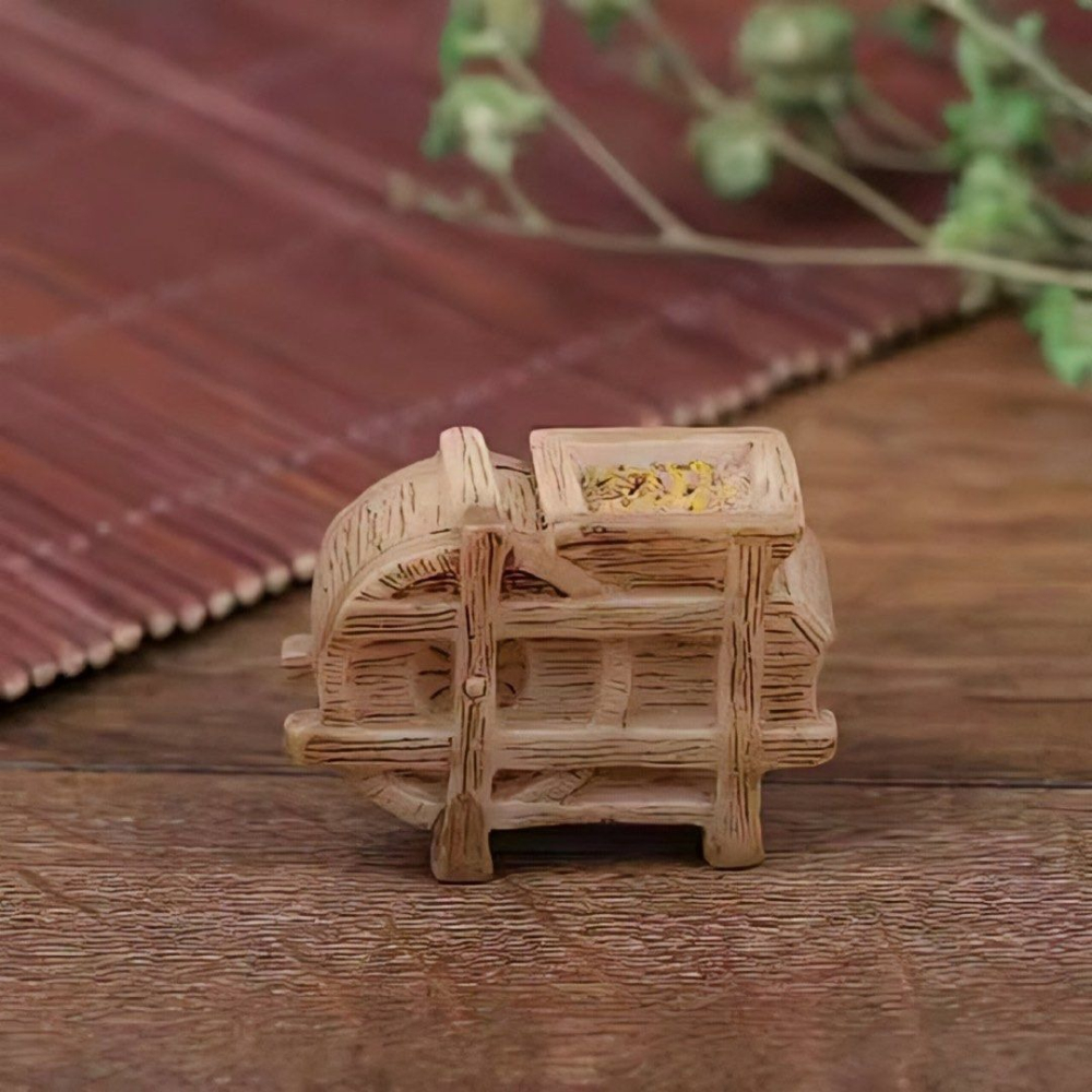 苔蘚微景觀擺件谷風機,懷舊多肉植物盆栽花盆裝飾品,園藝造景擺設,療癒拍攝道具公仔-細節圖3