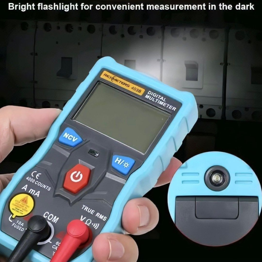 數字萬用表,直流交流電壓表,多功能三用電表-細節圖3