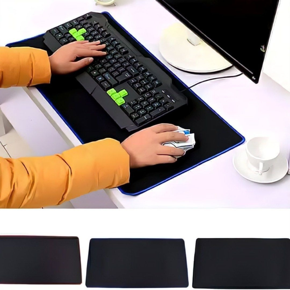 加大防水止滑滑鼠墊,電競滑鼠墊,辦公桌鍵盤墊,長型遊戲電玩止滑墊-細節圖2