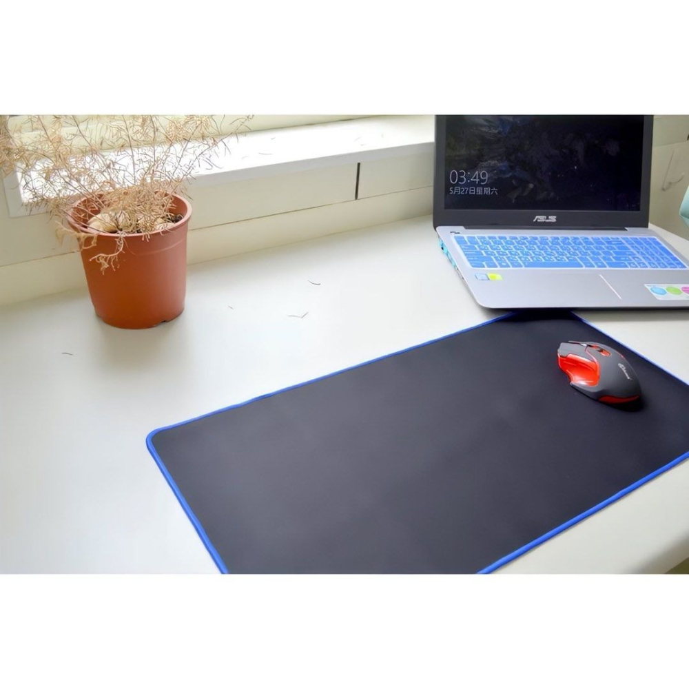 加大防水止滑滑鼠墊,電競滑鼠墊,辦公桌鍵盤墊,長型遊戲電玩止滑墊-細節圖3