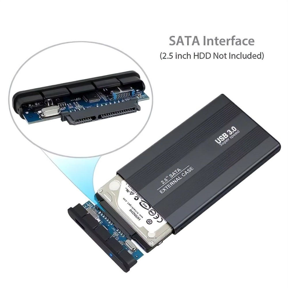 USB 3.0 SATA 2.5英吋金屬鋁合金硬碟外接盒-細節圖3