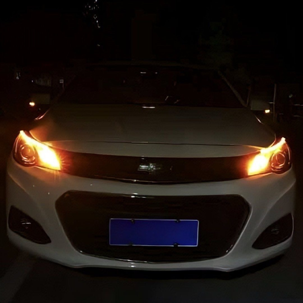 2條30公分折疊式雙色汽車柔性LED條形燈,汽車/摩托車雙色轉向燈,眉燈汽車燈條-細節圖5