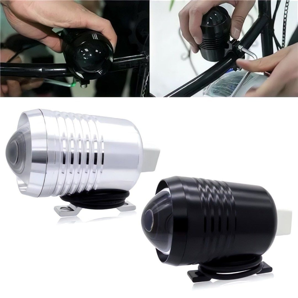 1顆30W防水摩托車車燈,機車遠近光LED大燈,摩托車改裝燈-細節圖2