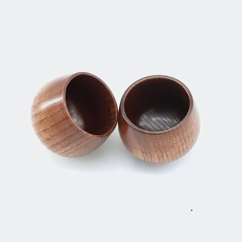 復古日式茶杯,創意防腐水杯,手工棗木咖啡杯,木頭茶杯-細節圖5