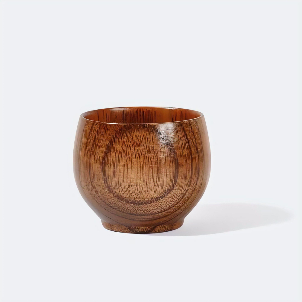 復古日式茶杯,創意防腐水杯,手工棗木咖啡杯,木頭茶杯-細節圖8