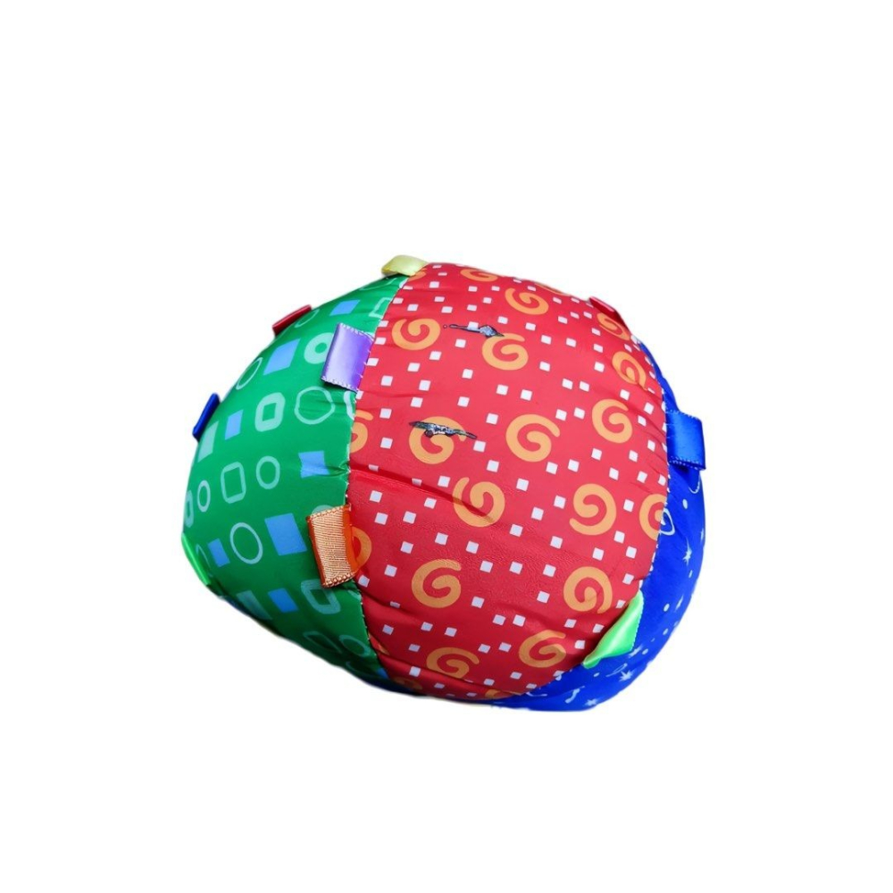 嬰兒緞帶搖鈴球,早教認知球,抓握訓練球,手抓球響鈴玩具,新生兒安撫玩具,寵物球-細節圖3