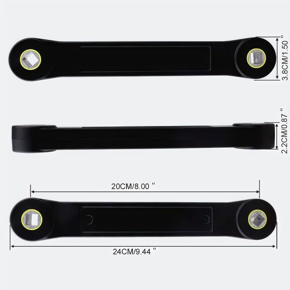 通用延長扳手,便攜式汽修扭力扳手,DIY 3/8“汽車零件更換手動工具-細節圖3