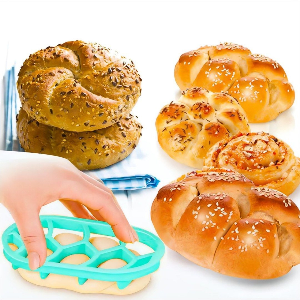 一組2個麵包烘焙模具,商用漢堡壓模,起司乳酪小蛋糕烘焙工具,蛋糕麵包壓模印花模具,咖啡色-細節圖3