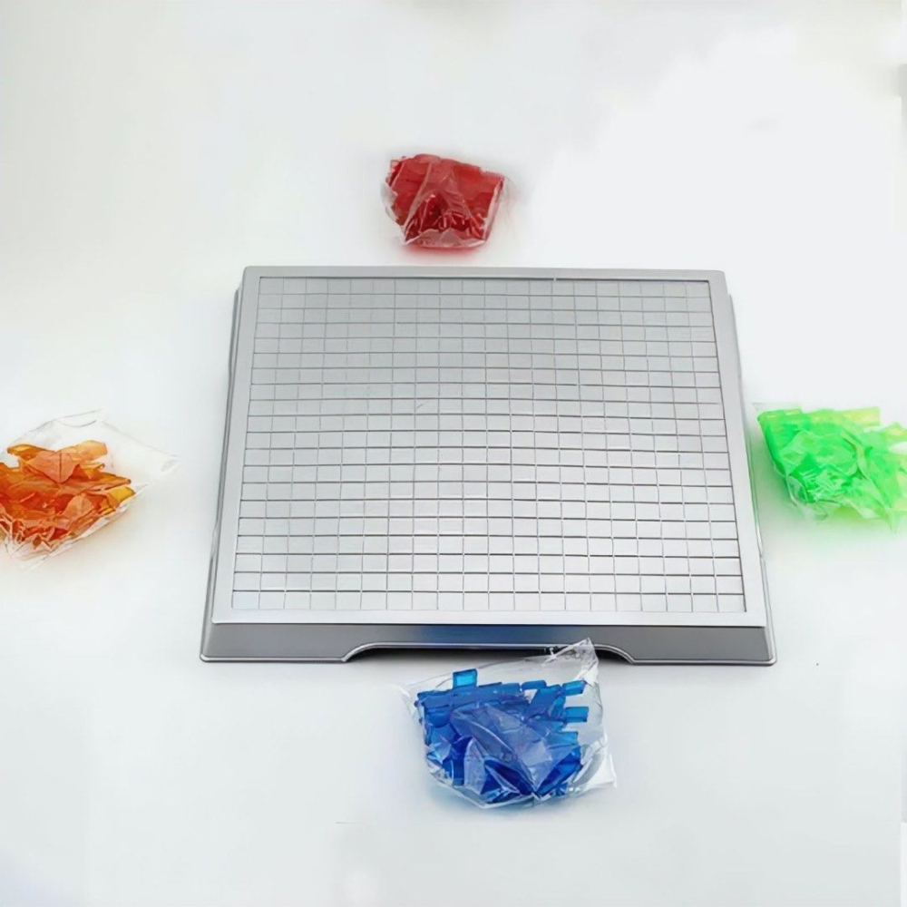 俄羅斯方塊角鬥士棋2-4人版桌遊,格格不入俄羅斯方塊棋,益智遊戲棋牌,益智競技遊戲-細節圖5