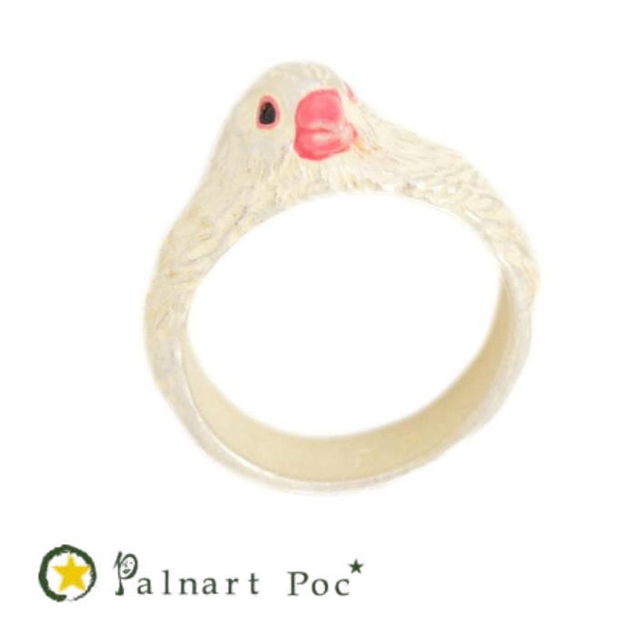 日本 Palnart Poc -白文鳥 戒指-細節圖10