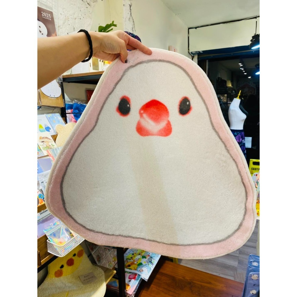 可愛小文鳥 玄鳳 小鸚 腳踏墊-規格圖5