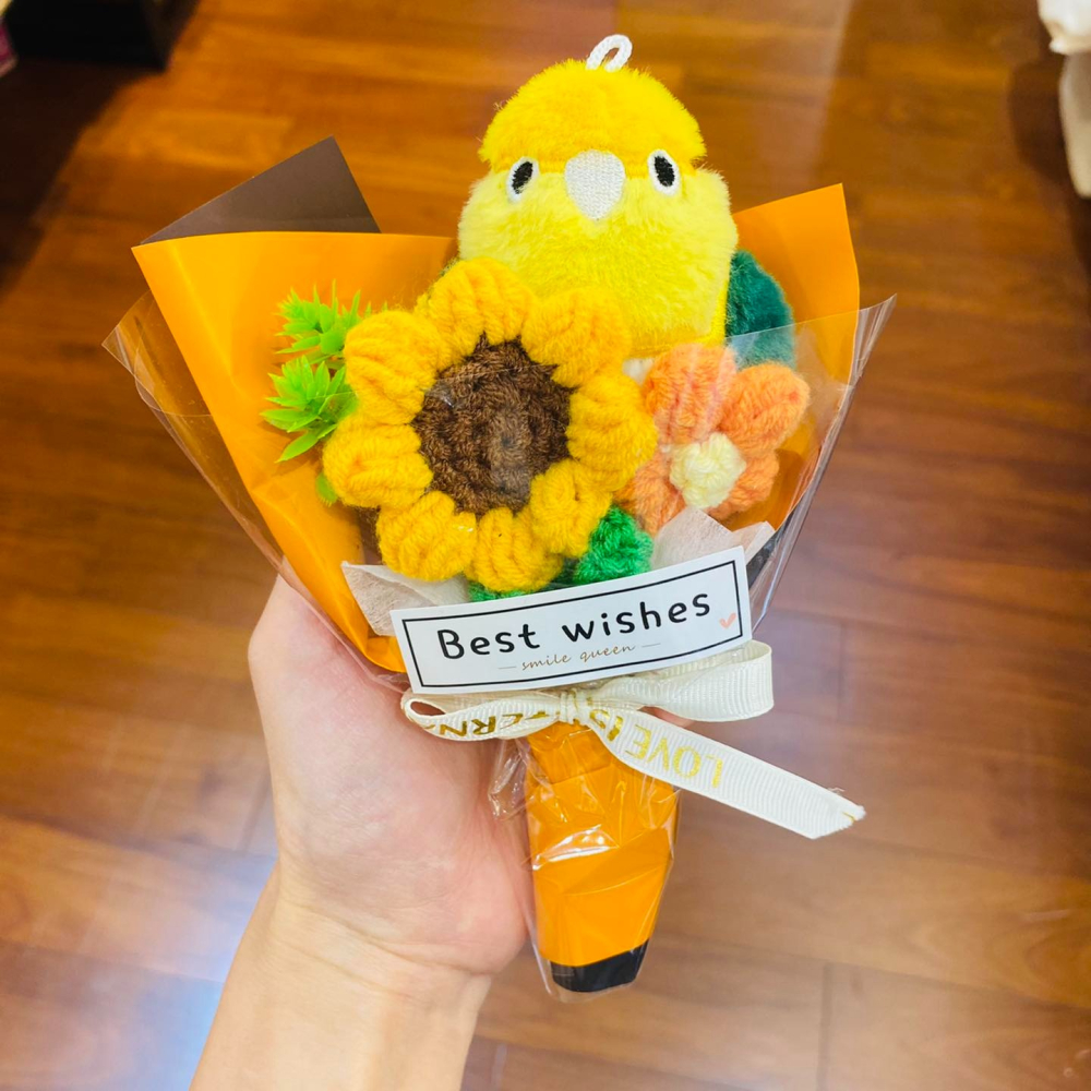 超可愛小鳥花束 ❤️ 實體分享 ❤️-細節圖3