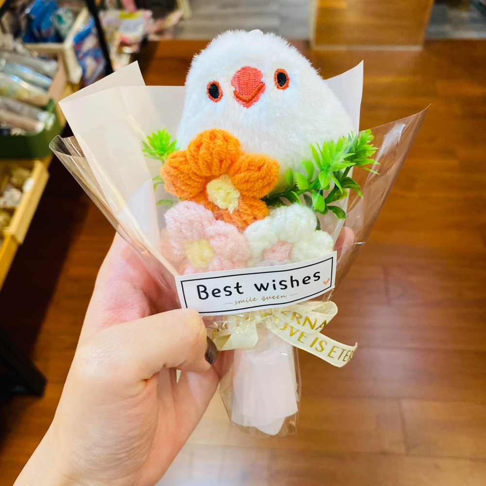 超可愛小鳥花束 ❤️ 實體分享 ❤️-細節圖4