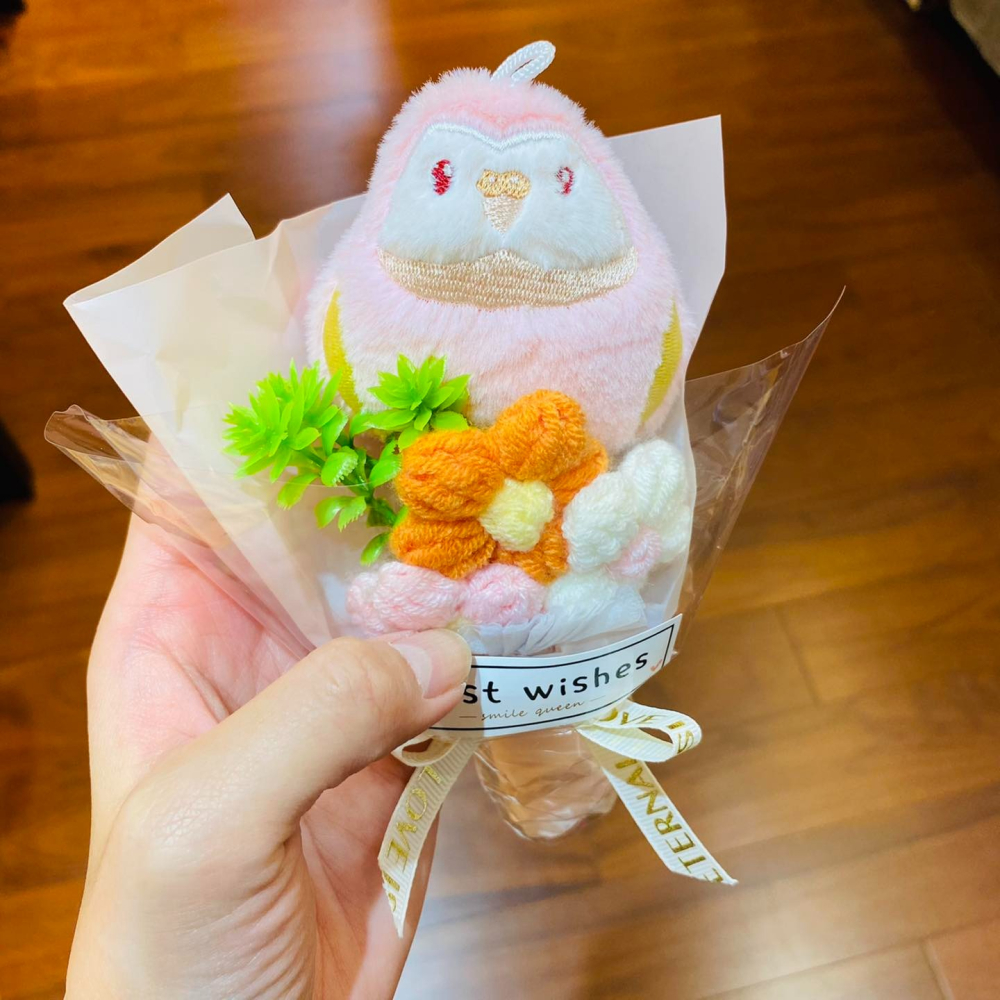 超可愛小鳥花束 ❤️ 實體分享 ❤️-細節圖5
