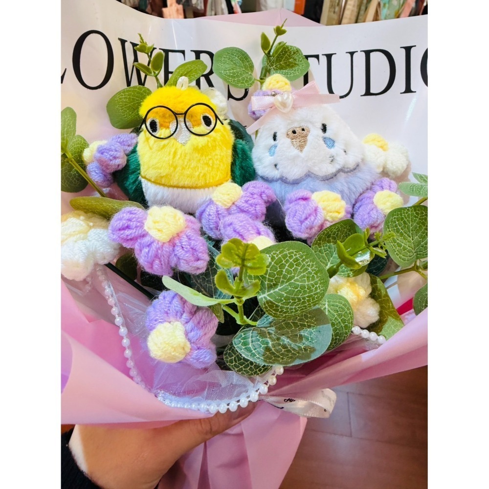 超可愛小鳥花束 ❤️ ❤️ ❤️ 大花束 (下單備註鳥款喔)-細節圖10